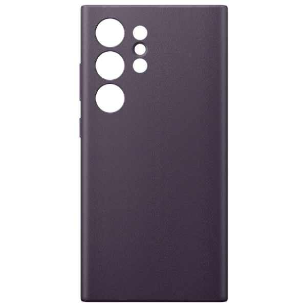 Husă pentru smartphone Samsung Galaxy S24 Ultra Samsung/ Back/ Piele ecologică/ Dark Violet photo 4