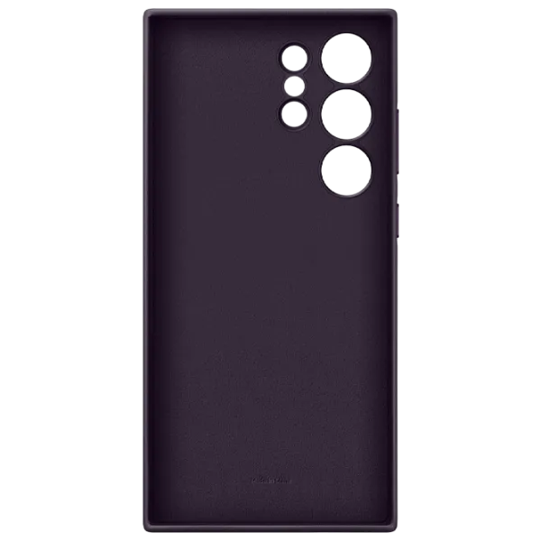 Husă pentru smartphone Samsung Galaxy S24 Ultra Samsung/ Back/ Piele ecologică/ Dark Violet photo 5