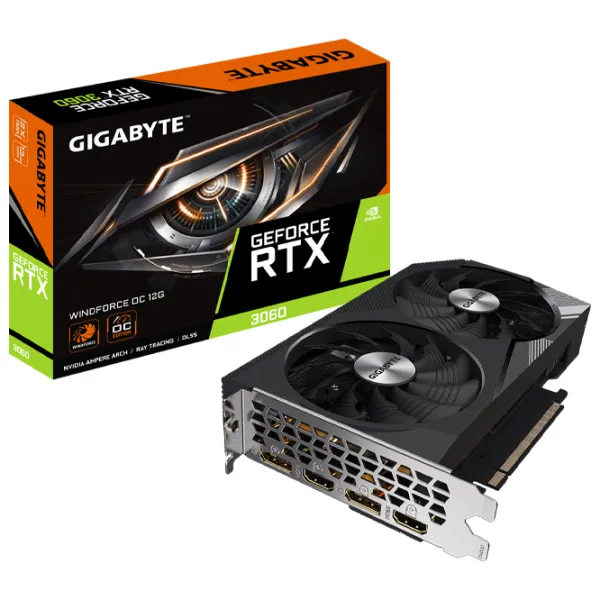 Placă video Gigabyte GeForce RTX 3060 WINDFORCE OC PCI Express x16 4.0 / 12 GB photo 7