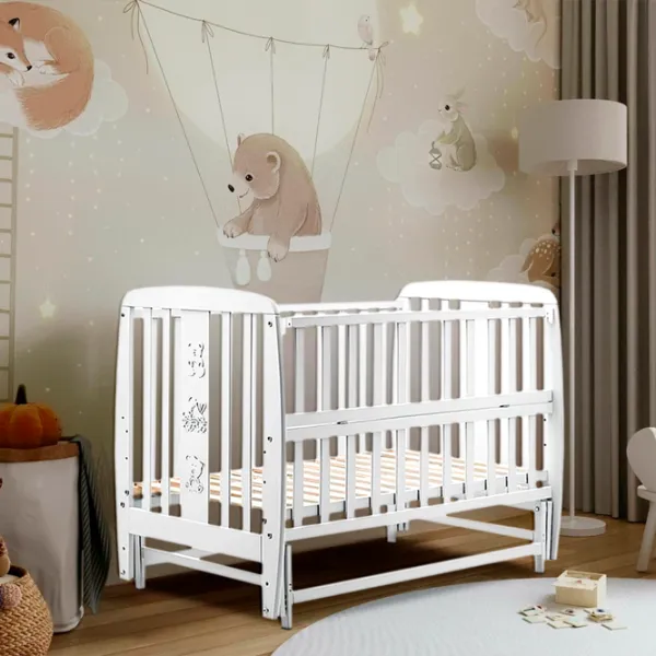 Pat pentru copii Dubok Druzia 0 luni -/ White photo 2 Pat pentru copii Dubok Druzia 0 luni -/ White photo 2