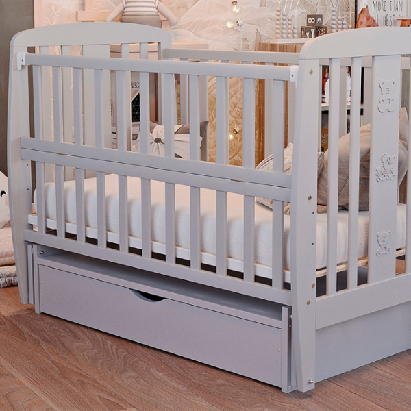 Pat pentru copii Dubok Druzia 0 luni -/ Gray photo 3 Pat pentru copii Dubok Druzia 0 luni -/ Gray photo 3