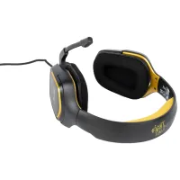 Căști Konix UFC Black Yellow Cu fir/ Gaming photo 5