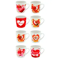 Набор чашек Sf.Valentine Love 210 мл/ Керамика/ Разноцветный photo 3