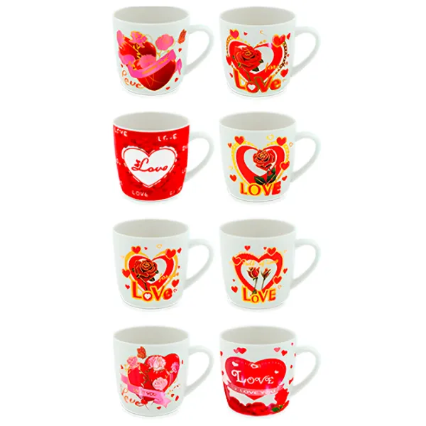 Набор чашек Sf.Valentine Love 210 мл/ Керамика/ Разноцветный photo 5