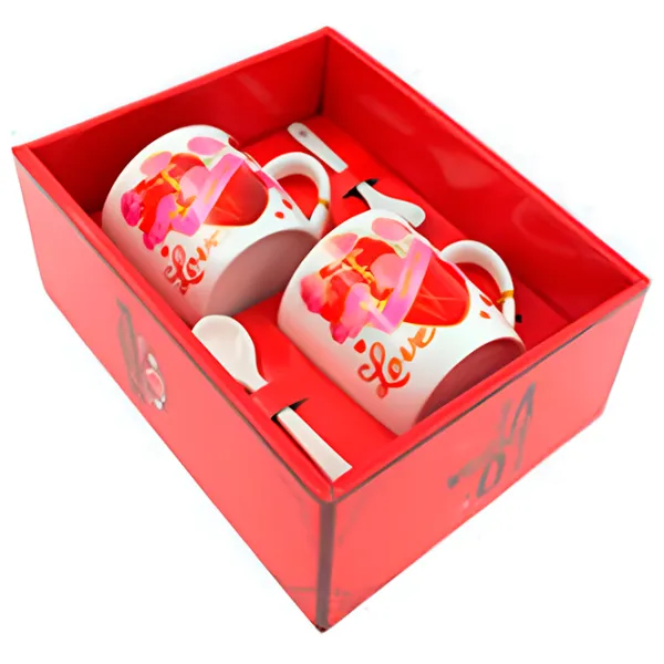 Набор чашек Sf.Valentine Love 210 мл/ Керамика/ Разноцветный photo 6