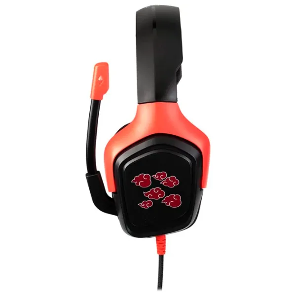 Căști Konix Naruto Red Black Cu fir/ Gaming photo 3