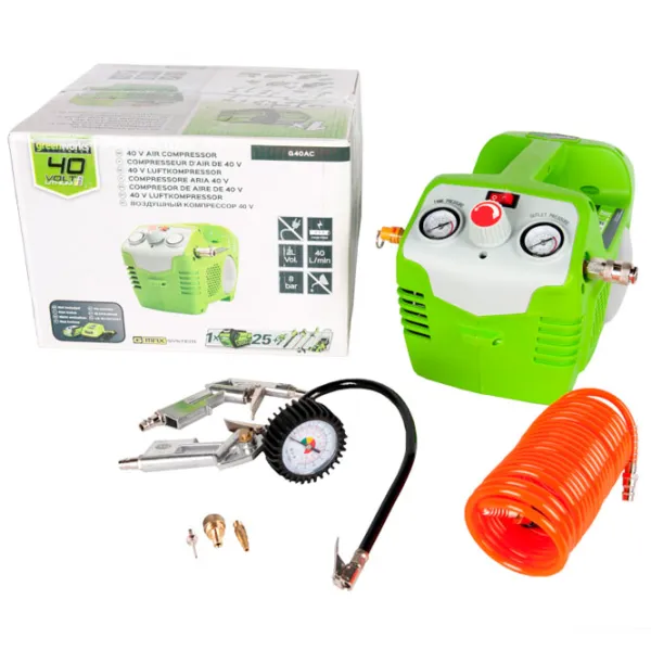 Compresor Greenworks G40AC cu acumulator/ Cu acumulator photo 3