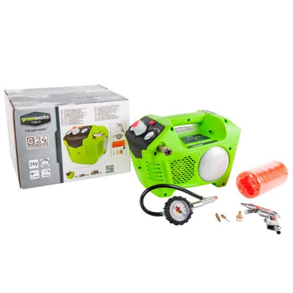 Compresor Greenworks G24AC cu acumulator/ Cu acumulator photo 2