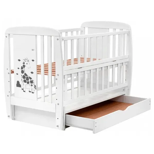 Pat pentru copii Dubok Girafă 0 luni -/ White photo 2 Pat pentru copii Dubok Girafă 0 luni -/ White photo 2