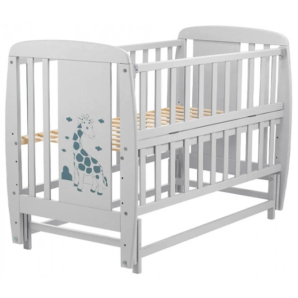 Pat pentru copii Dubok Girafă 0 luni -/ Gray photo 3