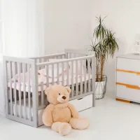 Детская кровать Angelo Lux-11 Classico 1 год - 5 лет/ Серый photo 3
