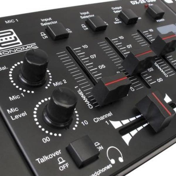 Миксер Aналоговый Pronomic DX-26 USB DJ-Mixer активный / 20 Гц - 20 кГц / Черный photo 5