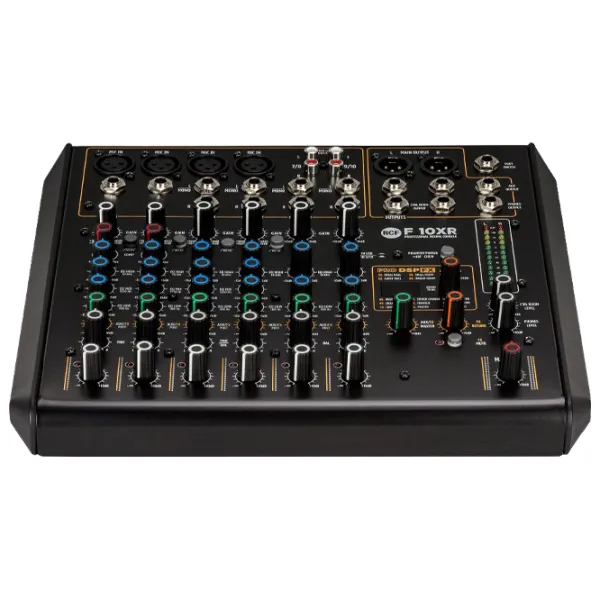 Mixer Analog RCF F10 XR pasiv / 20 Hz - 20 kHz / Black photo 2