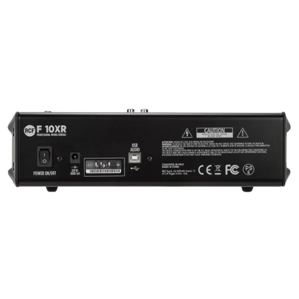 Mixer Analog RCF F10 XR pasiv / 20 Hz - 20 kHz / Black photo 6