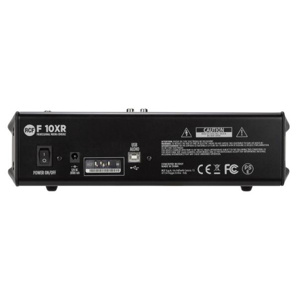 Mixer Analog RCF F10 XR pasiv / 20 Hz - 20 kHz / Black photo 6