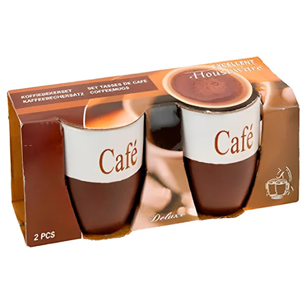 Set de căni EH Art Cafe 150 ml/ Ceramică/ Multicolor photo 4