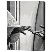 Pictură pe numere BrushMe Limbajul corpului 8 50 x 40 cm/ Verticală photo 2