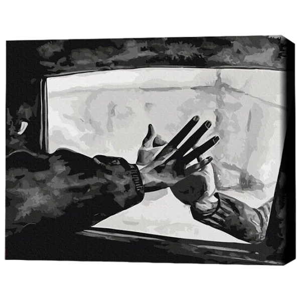 Картина по номерам BrushMe Язык тела 4 50 x 40 см/ Горизонтальная photo 2