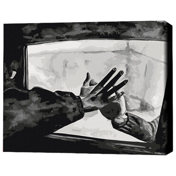 Картина по номерам BrushMe Язык тела 4 50 x 40 см/ Горизонтальная photo 2