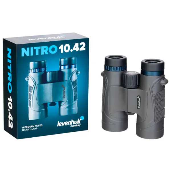 Бинокль Levenhuk Nitro 10x42 Серый photo 5 Бинокль Levenhuk Nitro 10x42 Серый photo 5