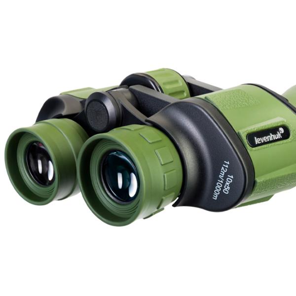 Binoclu Levenhuk Travel 10x50 Green photo 4 Binoclu Levenhuk Travel 10x50 Green photo 4