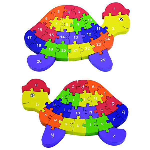 Пазл 3D VIGA Черепаха 3+/ Количество деталей: 26 photo 3