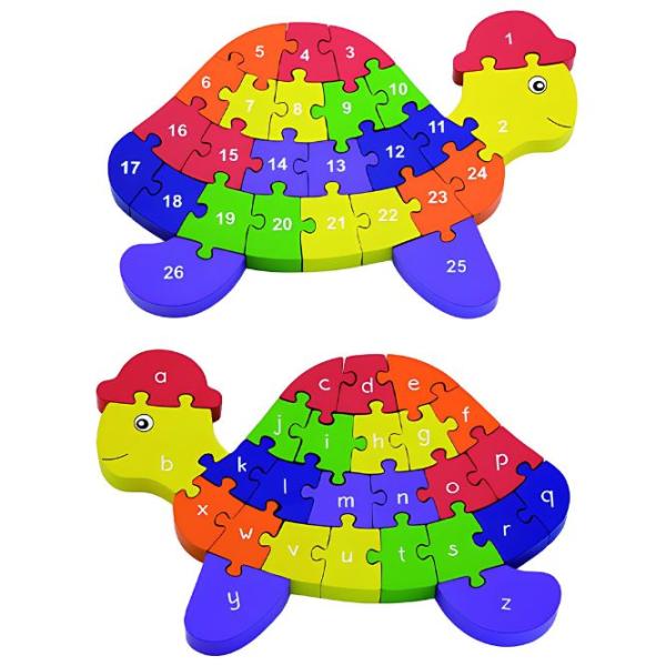 Пазл 3D VIGA Черепаха 3+/ Количество деталей: 26 photo 3