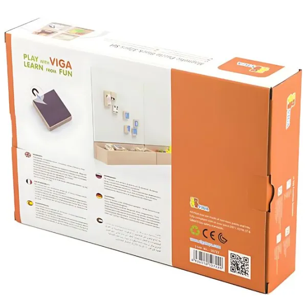 Магнитный пазл VIGA Животные 1.5+/ Количество деталей: 32 photo 3