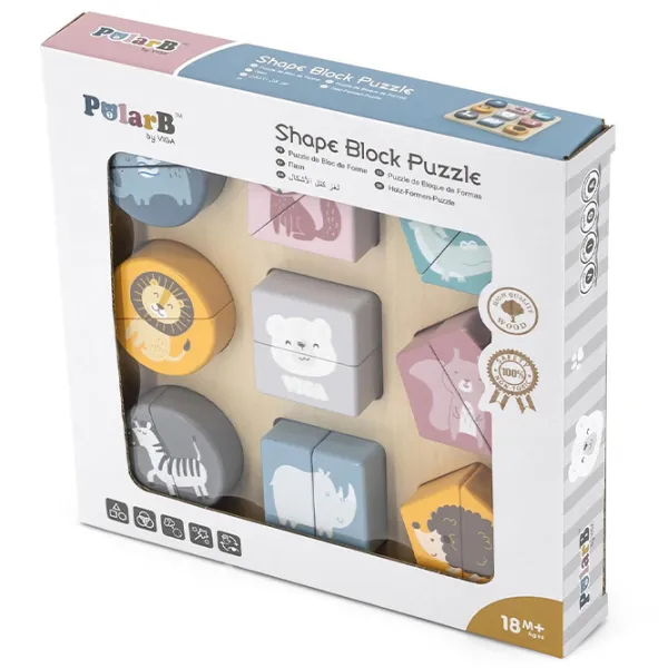 Puzzle PolarB by VIGA Дикие животные 1.5+/ Количество деталей: 24 photo 2 Puzzle PolarB by VIGA Дикие животные 1.5+/ Количество деталей: 24 photo 2