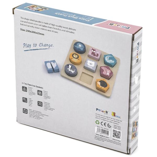 Puzzle PolarB by VIGA Дикие животные 1.5+/ Количество деталей: 24 photo 3 Puzzle PolarB by VIGA Дикие животные 1.5+/ Количество деталей: 24 photo 3