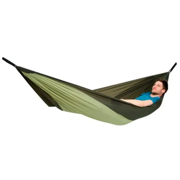 Hamac Amazonas Silk Traveller Thermo 4030454005760 200 kg/ Nailon/ Khaki photo 2 Hamac Amazonas Silk Traveller Thermo 4030454005760 200 kg/ Nailon/ Khaki photo 2