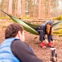 Hamac Amazonas Silk Traveller Thermo 4030454005760 200 kg / Nylon / Khaki photo 8