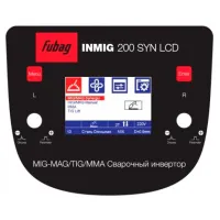 Aparat de sudat Fubag INMIG200 SYNLCD 220 V semiautomat (MIG/ MAG), cu electrod (MMA), cu gaz inert (TIG)/ Red photo 3