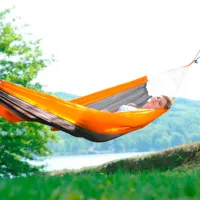 Hamac Amazonas Silk Traveller Techno 4030454001816 150 kg / Nylon / Orange photo 3