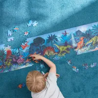 Puzzle Hape Динозавры 6+/ Количество деталей: 200 photo 4