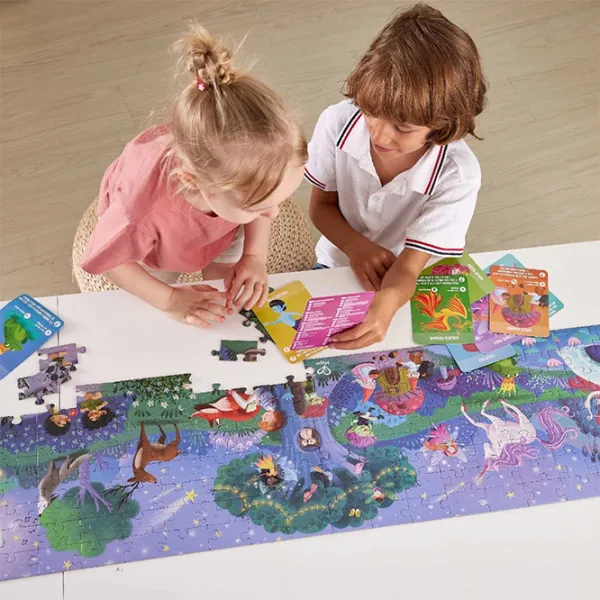Puzzle Hape Зачарованный лес 6+/ Количество деталей: 200 photo 4