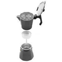 Кофеварка Polaris Graphit-9С 0.5л / Алюминий / Серый photo 2