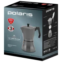 Кофеварка Polaris Graphit-9С 0.5л / Алюминий / Серый photo 4