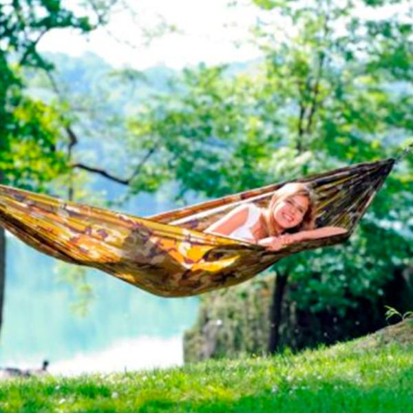 Гамак Amazonas Travel Set Camouflage 4030454003742 120 кг/ Полиэстер/ Разноцветный photo 2