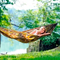 Hamac Amazonas Travel Set Camouflage 4030454003742 120 kg/ Poliester/ Multicolor photo 2