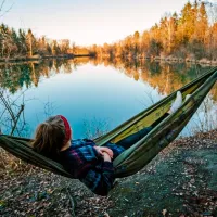 Hamac Amazonas Travel Set Camouflage 4030454003742 120 kg/ Poliester/ Multicolor photo 4