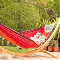 Hamac Amazonas Paradiso Terracotta 4030454001649 200 kg/ Bumbac/ Red photo 3