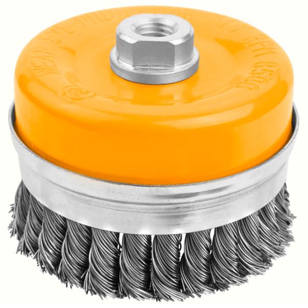 Проволочная чашечная щётка Tolsen 77622 100 мм photo 2