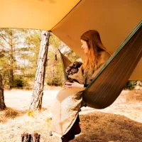 Hamac Amazonas Adventure Hammock Coyote 4030454006323 150 kg / Nylon / Brown photo 5