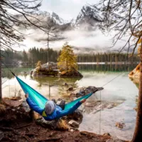 Гамак Amazonas Adventure Hammock 4030454005791 150 кг / Нейлон / Синий photo 3