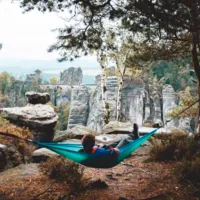 Гамак Amazonas Adventure Hammock 4030454005791 150 кг / Нейлон / Синий photo 7