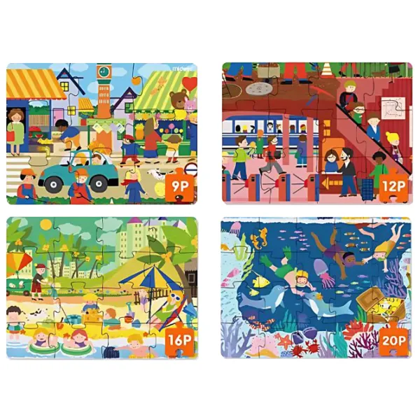 Set de puzzle-uri Mideer Scene din viață 2.5+/ Numărul de piese: 57 photo 2