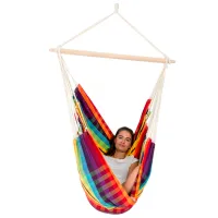 Scaun-hamac Amazonas Brasil Rainbow 4030454002295 150 kg/ Bumbac/ Multicolor photo 2