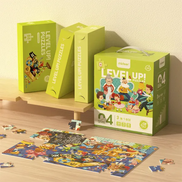 Set de puzzle-uri Mideer O zi din viața mea 3.5+/ Numărul de piese: 212 photo 3