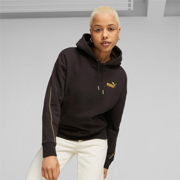 Толстовка для женщин Puma Ess+ Minimal Gold Fl Всесезонные/ Черный photo 3